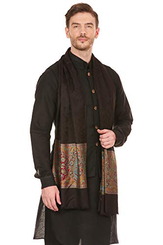 Pashtush Mens Bamboo Scarf Stole, Extra Soft