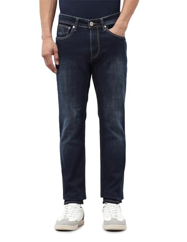 U.S. Polo Assn. Denim Co. Men's Brandon Slim Tapered Fit Blue Jeans (UDJEN1832_Blue_40)