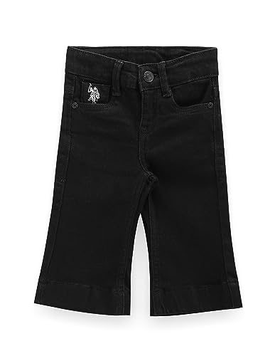 U.S. Polo Assn. Girls Rinsed Slim Fit Jeans Black