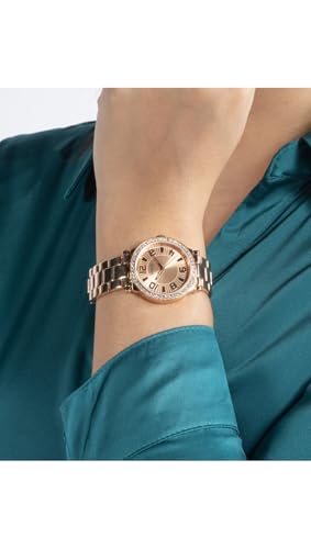 GUESS Stainless Steel Analog Rose Gold Dial Women's Watch-Gw0686L3, Band Color-Rose Gold