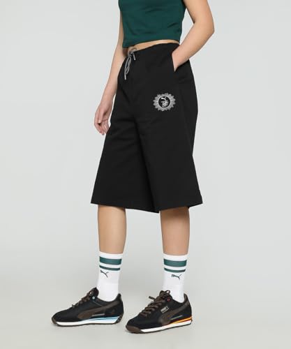 PUMA Women, X HARRY POTTER Jorts, Black, S, (63009801)