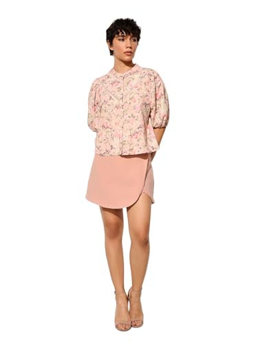 ONLY Women's Regular Fit Pink Top