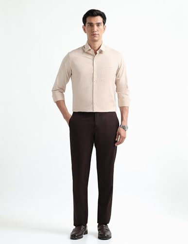 Arrow Beige Formal Shirt_ARAEOSH2977_39