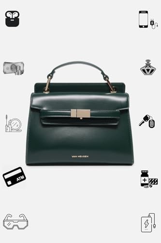 Van Heusen Womens Solid dark-green HANDBAG