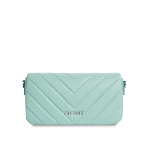 Caprese Riko Large Solid Sling Bag for Women with Adjustable and Detachable Strap for Comfortable Wear|Versatile Handbag for Everyday Use, Travel, and Special Occasions (Powder Blue)
