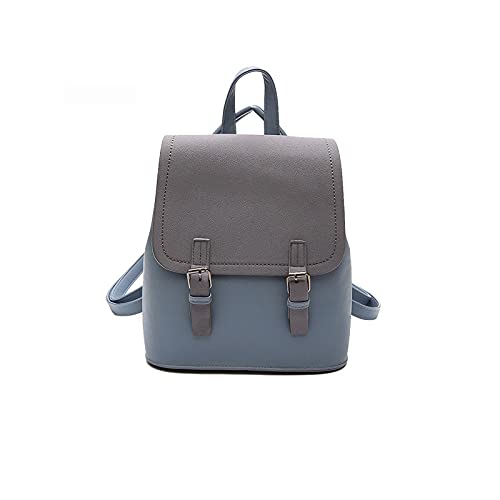 ZAPORA Backpack for Women，Pu Leather Girls School Bags， Female Travel Backpacks，Large-capacity Nubuck Leather Backpack Backpacks for Women (Color : Hortel�)