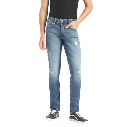 United Colors of Benetton Men's Slim Jeans (25A4REJE1312I901_Blue