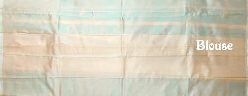 SREE KUMARAN Women's Kanchipuram Kubera Silk Pure Pattu Sarees With Blouse