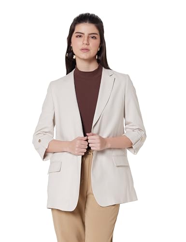 Van Heusen Women's Modern Blazer (VWBZFRGFE76644_Pink