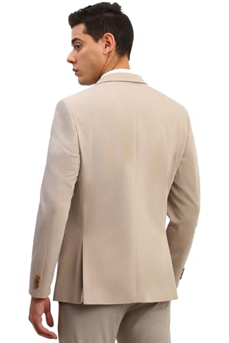 Allen Solly Men's Blazer (ASBZMUJFR88288_Beige