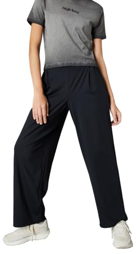 Max Women's Regular Trousers (B25WACFEWELL151_Black