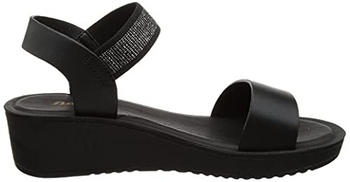 Bata Women's PIX-AW17 Black Sandals - SaumyasStore