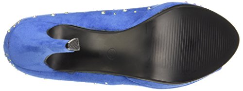 Carlton London Women's Silken Blue Pumps - 5 UK/India (38 EU)(CLL-4272)