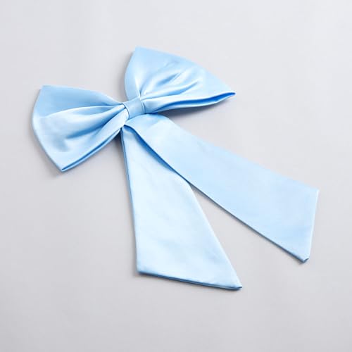 Hopscotch Girls Knee Length Party Dresses in Blue Color For Ages (5-6 Years)