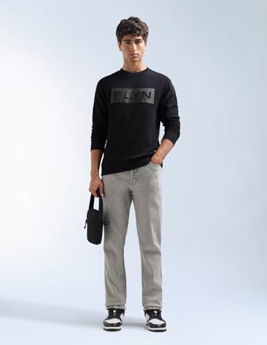 Brand Embossed Regular Fit Sweatshirt