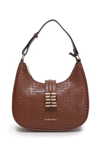 Allen Solly Womens textured brown HANDBAG