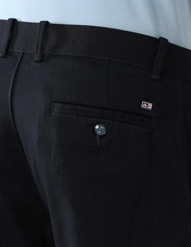 Arrow Sport Men's Textured Autoflex Trousers Navy