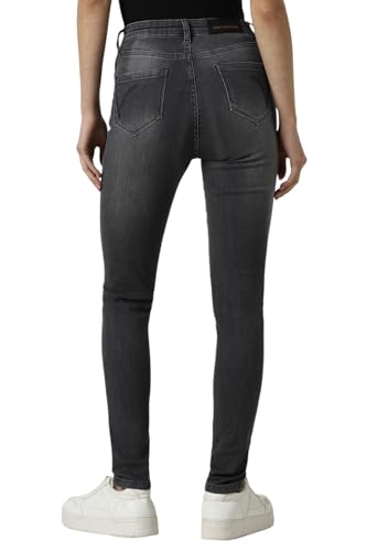 Van Heusen Women Grey Mid Wash Super Slim Fit Jeans
