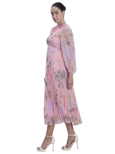 VERO MODA Womens Midi Dress Prism Pink