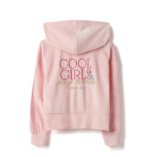United Colors of Benetton Girl's Cotton Hooded Neck Jackets (25A3Z99G3966IR19_Pink