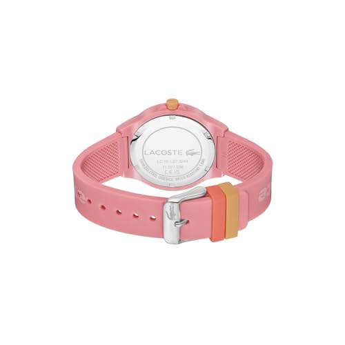 Lacoste Neocroc Qtz Basic Pink Round Dial Women's Watch|Silicone Material|Multi Color Band - 2020154