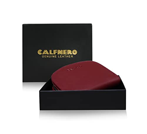 Calfnero Women's Genuine Leather Wallet-Long Purse Wallet with Multiple Card Slots and Note Compartment (Brodo)