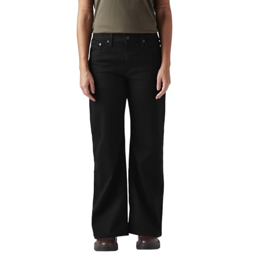 Levi's Women's Black Loose Bootcut Fit Mid Rise Jeans