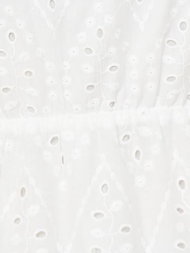 Max Women's Cotton Blend A-Line Below The Knee Dress (DTI3804P_Ivory