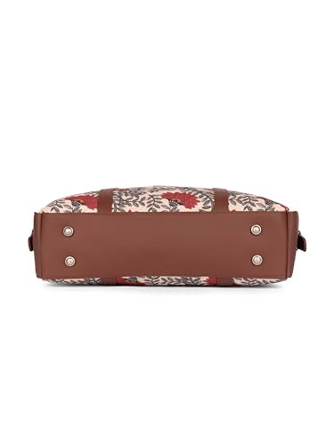 ZOUK Office Bag | Stylish Bags for Office Use | Laptop Bag 15.6 inch | Stylish Tote | Purse for Women | Vegan Leather Handbag |Nawabi Couture