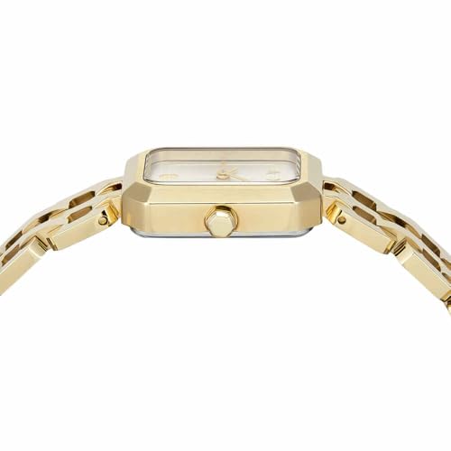 Armani Exchange Women's Analog Quartz Watch with Stainless Steel Strap AX5811, Gold, bracelet