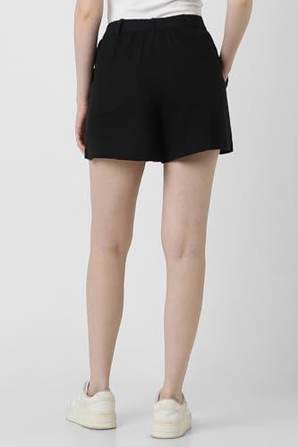 Van Heusen Women's Bermuda Shorts (VWSRURGPX70388_Black