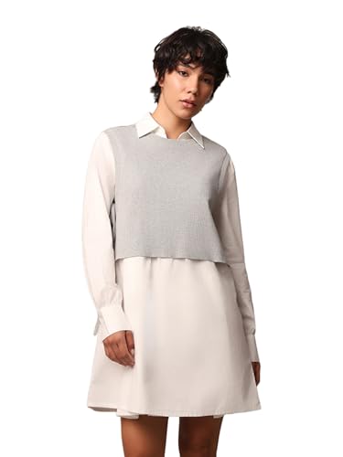 ONLY Women's White Shirt Dress