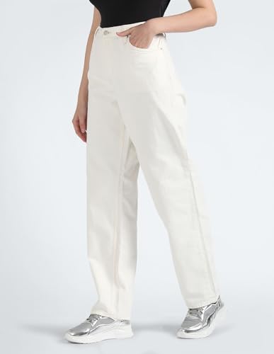 Calvin Klein Womens White Jeans (32)