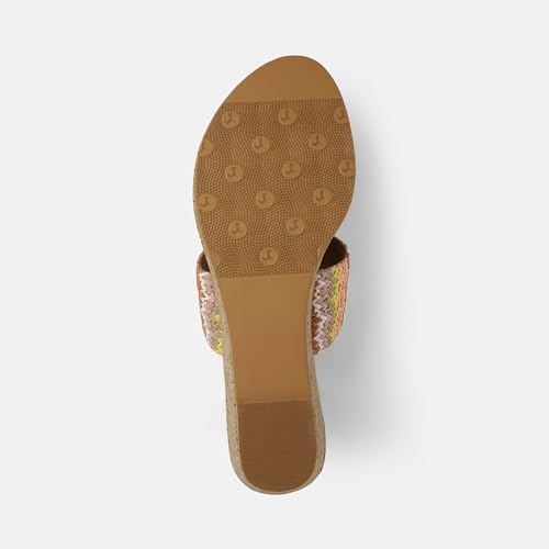 Mochi Women's Beige MuWomeni Open Casual - Wedges with Flat sole UK/6 EU/39(32-1475)