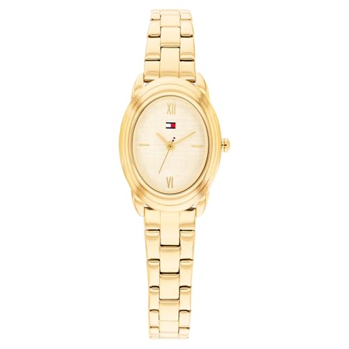 Tommy Hilfiger Demi with Quartz Basic Analog Champagne Dial Gold Stainless Steel Strap Watch for Women - TH1782875W