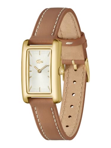 Lacoste Croisette Qtz Basic Silver White Rectangle Dial Women's Watch- 2001523
