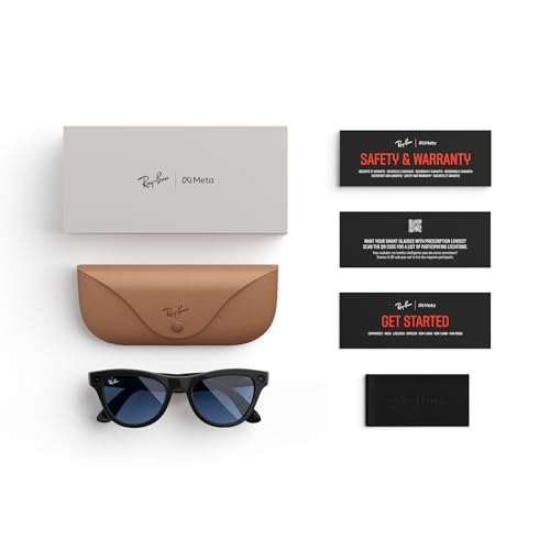 Ray-Ban | Meta Skyler (Gen 1) - Shiny Black, Transitions® Cerulean Blue Lenses