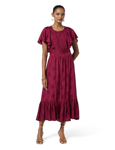 BIBA Women Solid Mix and Match(Casual D1759_Plum_40)