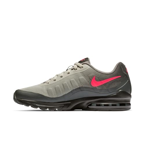 Nike Men AIR MAX Invigor Black/Solar RED-Anthracite Running Shoes 8 UK