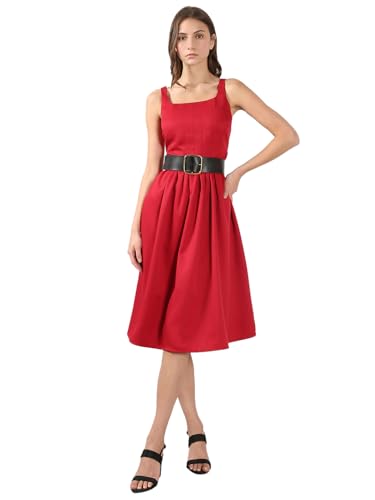 VERO MODA Women's A-Line Black Dress