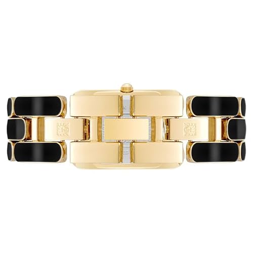 Anne Klein Quartz 22 mm Black Dial Ceramic Analog Watch for Women