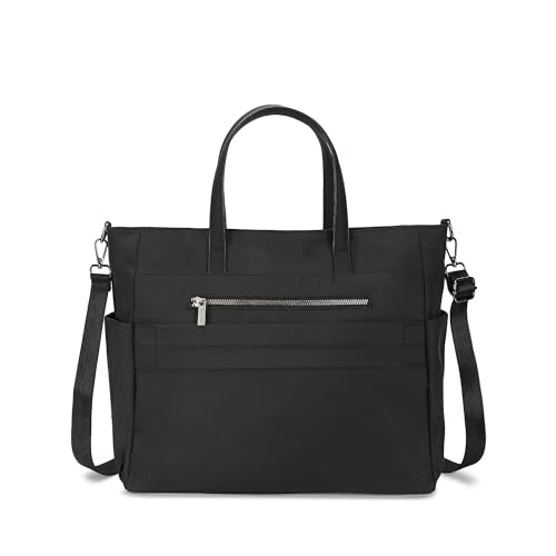 Fastrack WorkEase Minimilist Laptop Tote | 15" Laptop Compatibility | Made with Nylon for Durability | Workwear Bags for Women | College Bags with Laptop