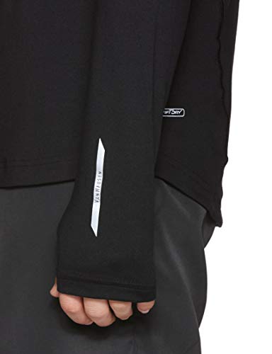 Van Heusen Performance Men Jacket - Polyester Spandex - Swift Dry, Odour Shield, Lightweight_81001_Black_XL