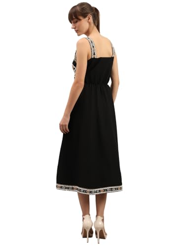 VERO MODA Women's A-Line Black Dress