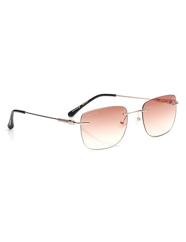 Fastrack Sunglasses |RECTANGLE Gold |UV protected | Large