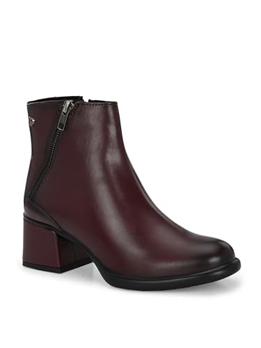 Delize Womens Cherry Ankle Mid Heel Boots 67840-36