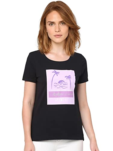 VERO MODA Regular Fit T-Shirt (10280422_Jet Black_XL)