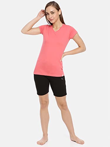 Macrowoman W-Series Comfort Shorts for Women|Cotton Blend|Pack of: 1 Black