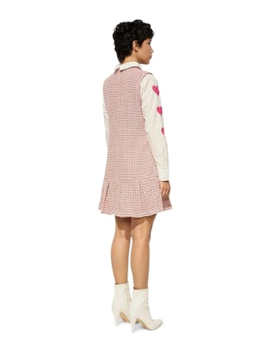 ONLY Women's Fit and Flare Pink Dress