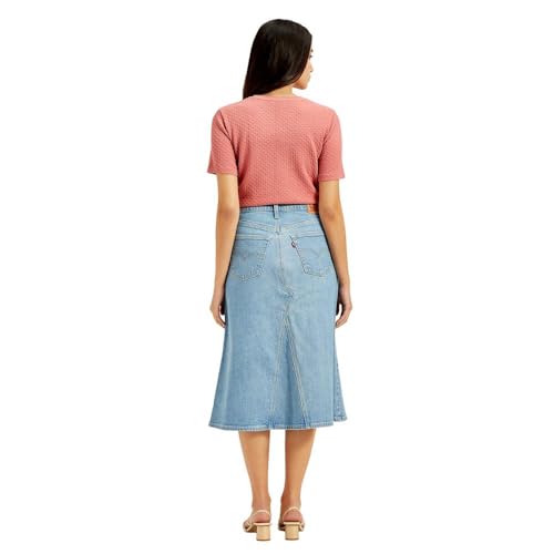 Levi's Cotton Western Skirt Blue